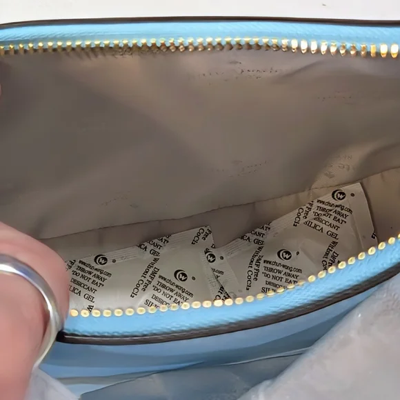 Kate Spade Paige Convertible Crossbody Purse Saffiano Leather Fountain Blue -NEW - Picture 10 of 10